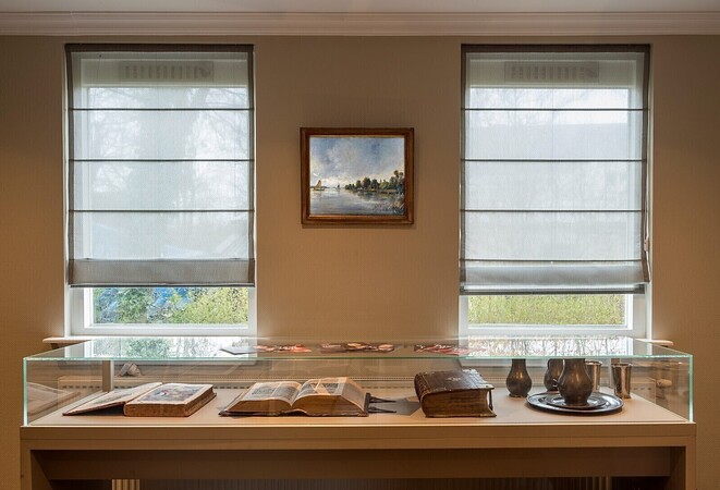 na oplevering restauratie; expo inventaris