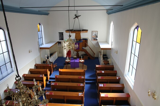 oude toestand kerkzaal