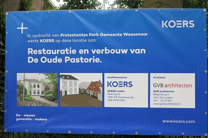 project oude pastorie in uitvoering