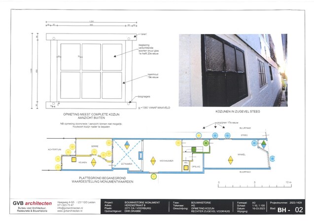 opmeting 17e eeuwse vensters
