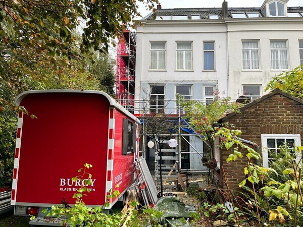 restauratie in uitvoering