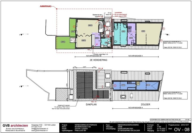 tekening vergunning plan