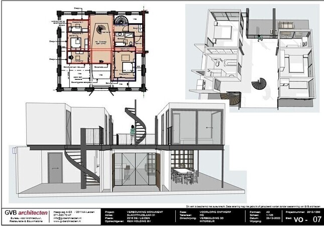 vrijstaand inbouwpakket los van oude casco
