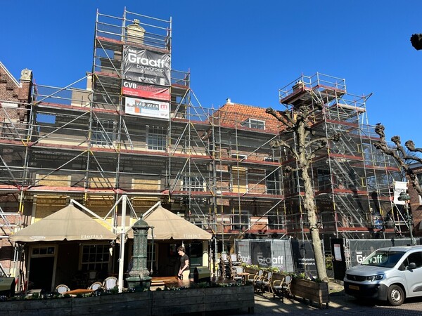restauratie ambachts- & baljuwhuis in uitvoering