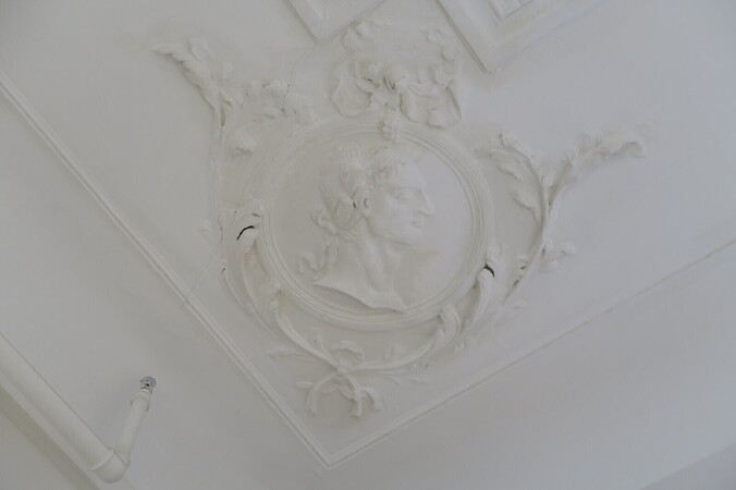 Stucplafond eind 19e eeuw