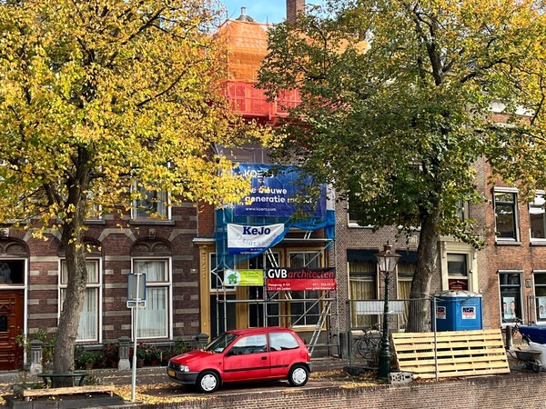 start restauratie grachtenpand rapenburg