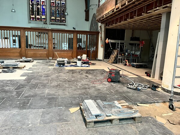 verbouwing kloosterkerk vol in uitvoering