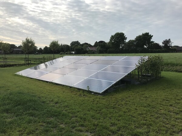 Landhuis Benningbroek opstelling pv-panelen