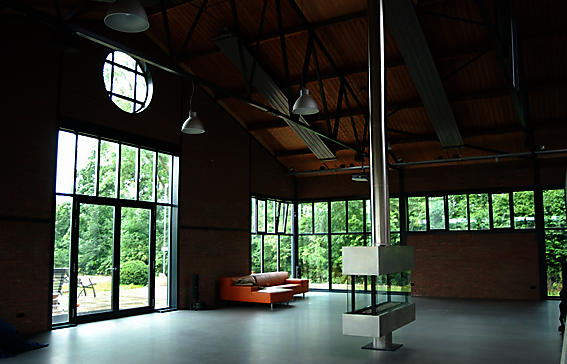 loodswoning interieur woongedeelte