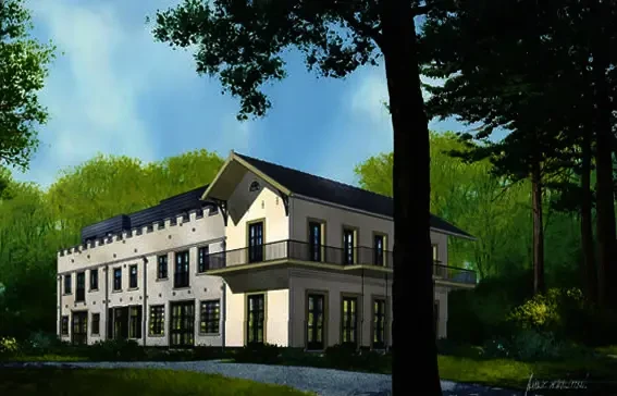 koetshuis Eikenrode artist impression vergund plan tot herontwikkeling
