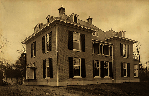 oude foto oude gemaakt bij de oorspronkelijke oplevering in 1913