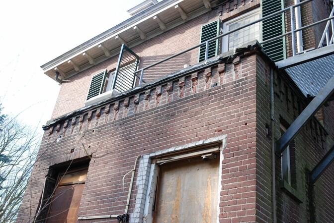 oude toestand achtergevel uitbouw keuken