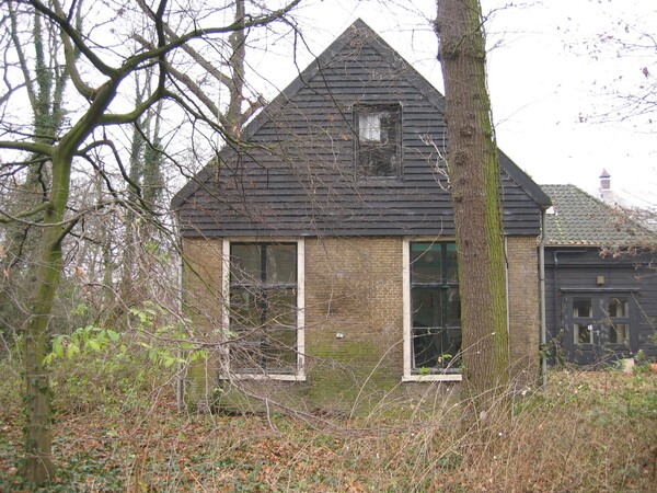 oude toestand zijgevel tuinmanswoning