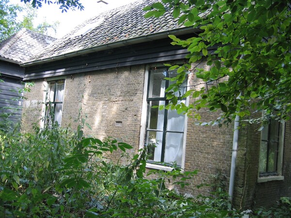oude toestand achtergevel tuinmanswoning
