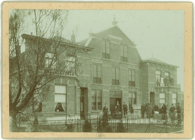 Oude foto genomen kort na de bouw in 1902