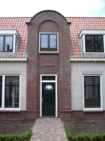 entree van een hofjeswoning