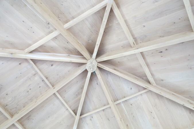 nieuwe toestand binnenzijde kap