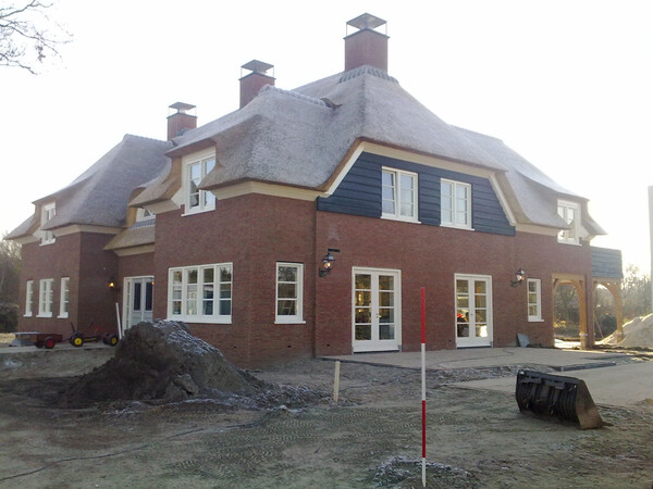 nieuwbouw van een landhuis in Zeeland