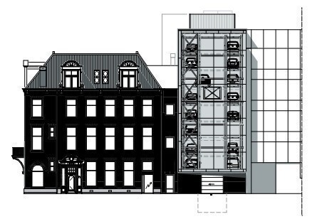 nieuwe toestand gevel plan