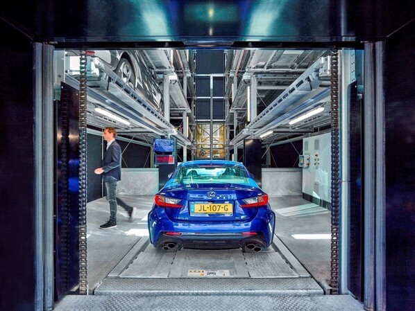 volautomatische parkeergarage centrum Den Haag