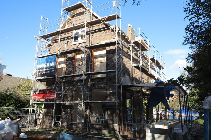 verbouwing in uitvoering