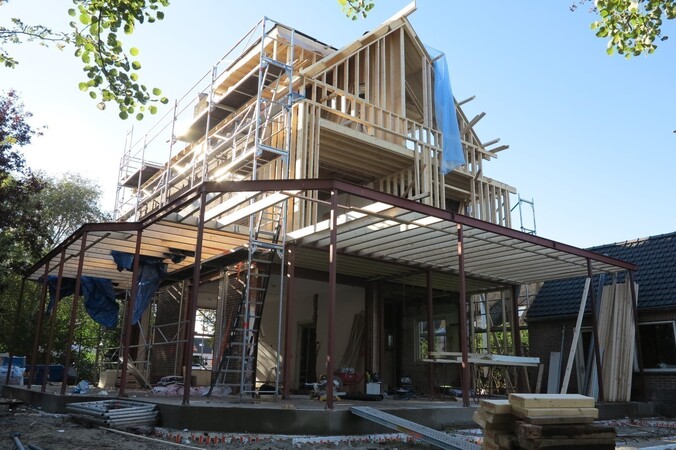 verbouwing in uitvoering