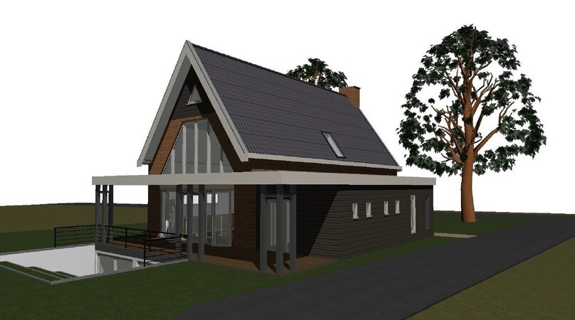 ontwerp woonhuis de weere goedgekeurd door welstand