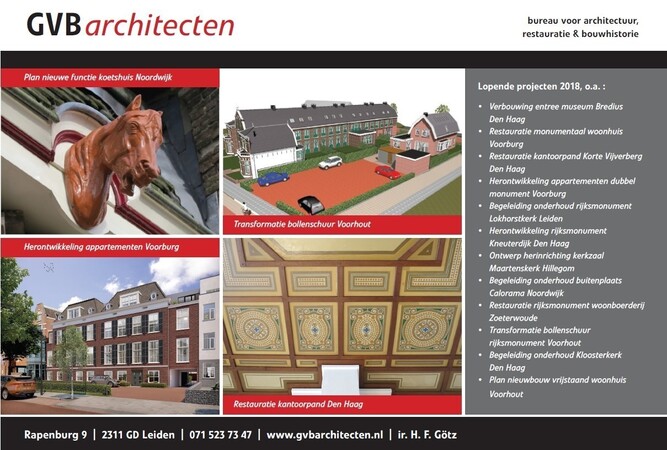 sponsoring open monumentendagen in Leiden en Oegstgeest