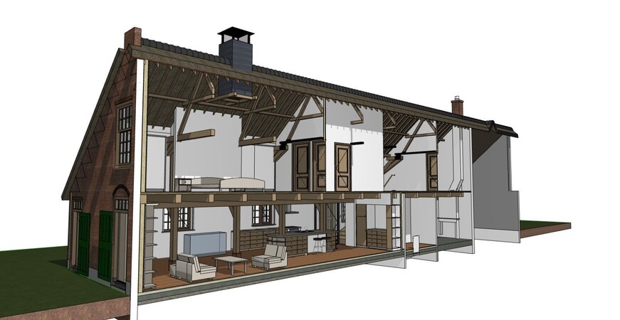 Verbeelding 3D ontwerp