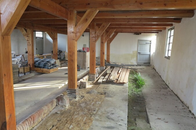 Oude toestand stalgedeelte