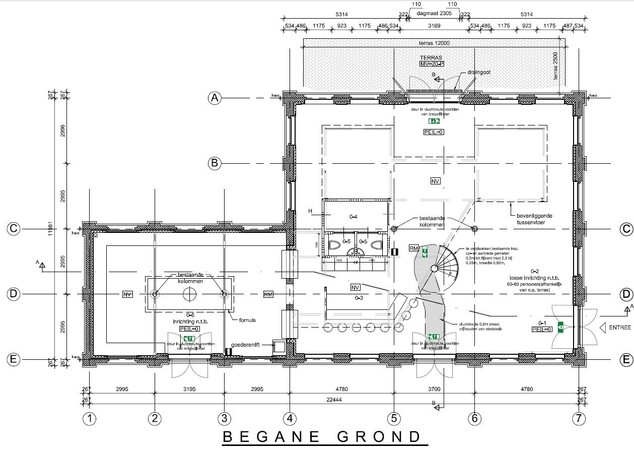 Plattegrond plan verbouwing