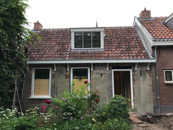 restauratie project Molenlaan Voorschoten in volle gang